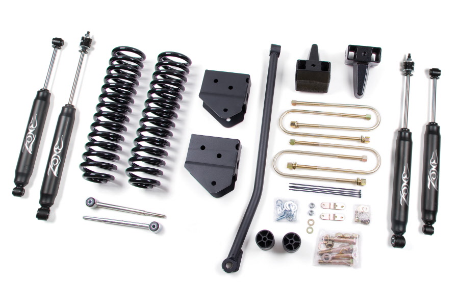 Zone Offroad 4 inch Suspension Lift Kit 2005 to 2007 Ford F250/F350